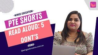 5 Common Mistakes to Avoid in PTE Read Aloud | Expert Tips by Trainer Gunu from Wings Education