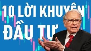 Top 10 LỜI KHUYÊN ĐẦU TƯ có GIÁ TRỊ VƯỢT THỜI GIAN của Warren Buffett | Happy Live