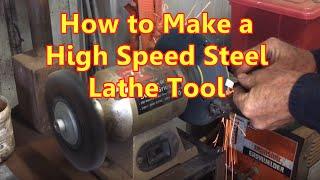 How to Grind a Metal Lathe Turning and Facing Tool by Hand Old School