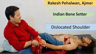 कंधा उतरना (खिसकना ) Chiropractic Adjustment India || Shoulder Dislocation By Indian Chiropractor