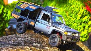 1/12 Scale MN82S Toyota LandCruiser LC79 Unboxing & offroad ASMR