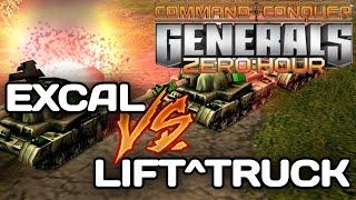 ExCaL vs Lift-TruCK - СУПЕР СЛОЖНЫЙ МАТЧ МАСТЕРОВ В GENERALS ZERO HOUR