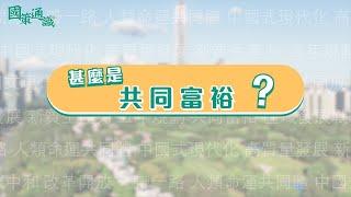 【國策通識】甚麽是「共同富裕」？