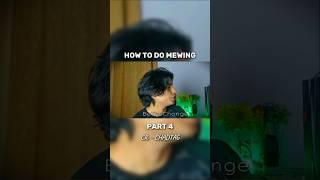 How to do Mewing | Part4 | #shorts #selfimprovement #selfcare #mewing #bethechange #chadtag