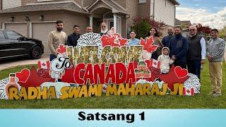 Satsang 1 | 23 May | Canada Satsang 2025 | Radha Swami Dinod | #canada #satsang #tour #divine #love