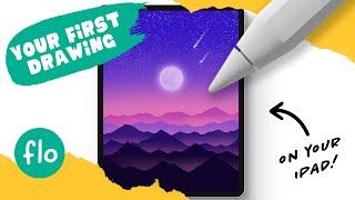 PROCREATE Drawing for Beginners - EASY Step by Step Tutorial