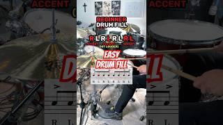 How to Play a Beginner Drum Fill! (Drum Lesson) #drums