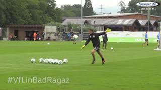 Torwarttraining Profis VfL Wolfsburg mit Koen Casteels, Max Grün und Pascal Formann