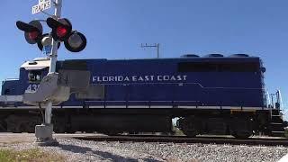 ROARING EMD In NOTCH 8 And Wobbly Hopper! 3 Days Of FEC Local 945 Plus Brightline 1-18-24 - 2-9-24