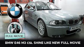 How We Took an Iconic BMW M3 CSL and Made It Shine Like New—The Results Are Extraordinary!