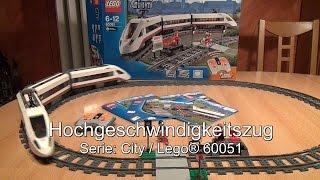 Test LEGO Hochgeschwindigkeitszug (City Set 60051)