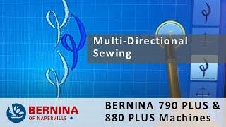 BERNINA Multi Directional Sewing