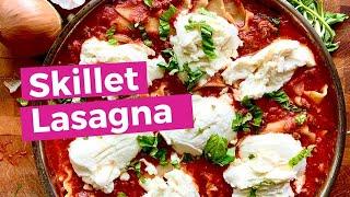 How To Make Skillet Lasagna | In The Kitch w/ Momma Cuisine