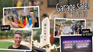 Garage Sale at my College, Reselling Lost Items | Life at Law School | NLSIU