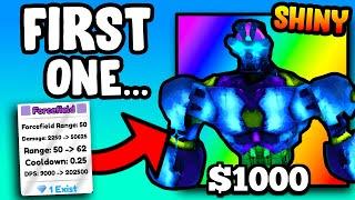 I UNBOXED the *FIRST* SHINY TITAN FORCEFIELD MAN!! (UPDATE)