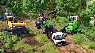 FS25 - Map Hutan Pantai 001 - Forestry, Farming and Construction - LS25