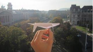 The Ultimate Paper Airplane Glider In Action (+ tutorial) - My Best Ever Paper Plane