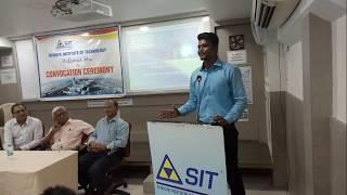 Mr. Kunal Sharad Wani's Speech on Certification Ceremony (31st October, 2018 - HVAC Batch No. 60)