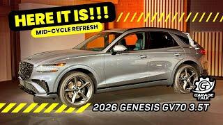 2026 Genesis GV70 3.5T // Global Reveal