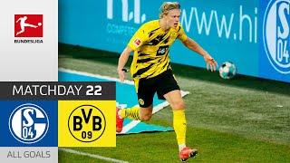 Beast Mode Haaland! FC Schalke 04 - Borussia Dortmund | 0-4 | All Goals | Matchday 22 – Bundesliga