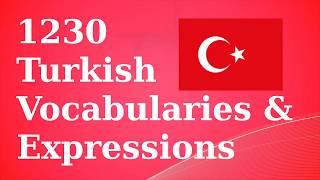 1230 Basic Turkish Vocab & Expressions