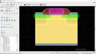 How to design NMOS using Visual TCAD.