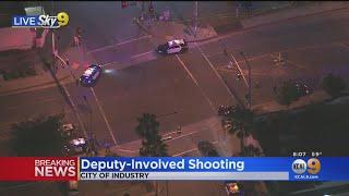 LA Sheriff's Deputies Shoot At Allegedly Armed Person