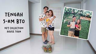 Tengah 5-Room BTO | Key Collection & House Tour! | #KXPNest Ep 1