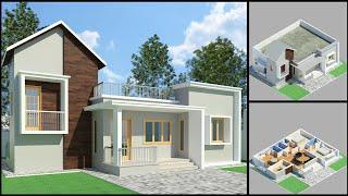 Dream Home on a Budget: 30x40 2BHK House Plan #homedesign