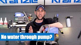 No water through pump ? Cause and solutions | Kranzle USA Pressure Washer Perfection