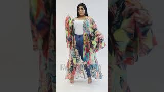 Latest Plus Size Fashion For Curvy Women dress Lania Cardigan