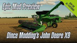 The Best Combine in FS22 - Dince Modding's X9 -- Mod Preview