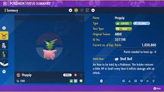 Hoppip - Solo - 7 Star Serperior Raid - Pokemon Scarlet/Violet