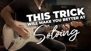 This Trick Will Make You Better At Soloing - Combining CAGED And Pentatonic Scales For Melodic Solos