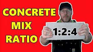 How to Make Concrete Ratio