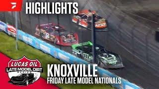 Night #2 Highlights | 2024 Lucas Oil Late Model Nationals Friday at Knoxville Raceway