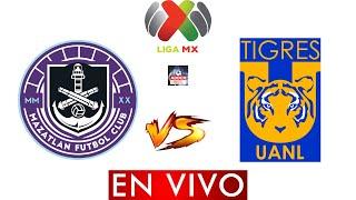  MAZATLAN VS TIGRES EN VIVO - LIGA BBVA MX APERTURA 2023 - HORARIO Y DONDE VER EN VIVO