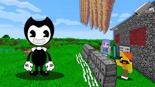 벤디 VS 최강보안 집 [몬스터막기] Bendy VS Strongest Security House in minecraft