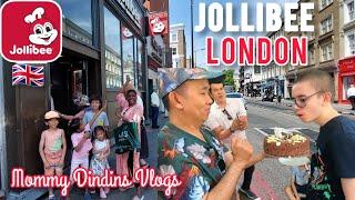 BIMBO CORNEJO Family attends ADAM Birthday with Mommy DINDIN Vlogs in Jollibee LONDON Life in the UK