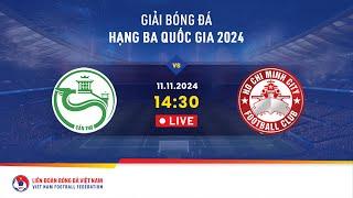  Trực tiếp: Cần Thơ - Trẻ Tp.HCM | 11.11 | Giải bóng đá hạng ba quốc gia 2024