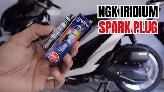 Honda Click V2 | NGK Iridium Spark Plug Installation