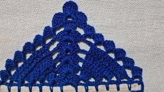 Barradi de crochê grande # barrado carreira única @Canalcrocheparainiciantes