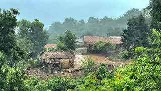 Rainy Days In Bandarban Tribe Village.