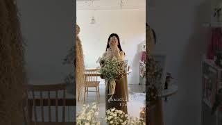 [핸드타이드] #안개꽃다발 #꽃집브이로그 #꽃집일상 #브이로그 #일상브이로그 #초보사장 #꽃다발만들기 #플로리스트일상 #꽃다발 #꽃다발제작 #꽃다발포장