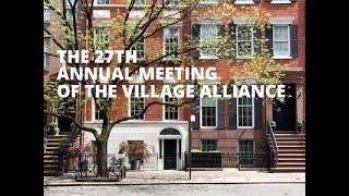 27th Annual Meeting of the Village Alliance - June 29, 2020