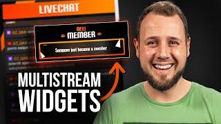 PERFEKTE Multistream OVERLAYS & Widgets für Twitch & YouTube mit Own3d.pro