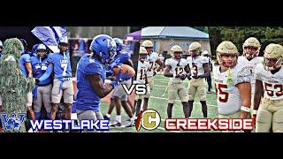 Westlake High School vs Creekside High School Football Scrimmage (Full Game Highlights)