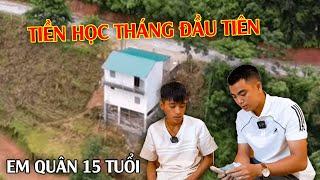 EM QUÂN 15 TUỔI TẶNG MẢNH ĐẤT CHO BỐ NUÔI A HẦU.NHẬN THÁNG LƯƠNG ĐẦU TIÊN CHUẨN BỊ NHẬP HỌC