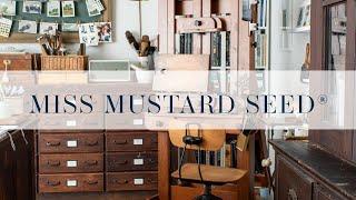 My home art studio tour | look in every drawer & cabinet  | miss mustard seed