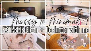 NEW! MESSY TO MINIMAL JOURNEY | EXTREME Clean Minimize + Declutter 2023 | Homemaking Motivation